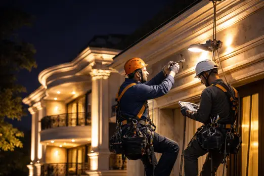 تعمیر نورپردازی نما