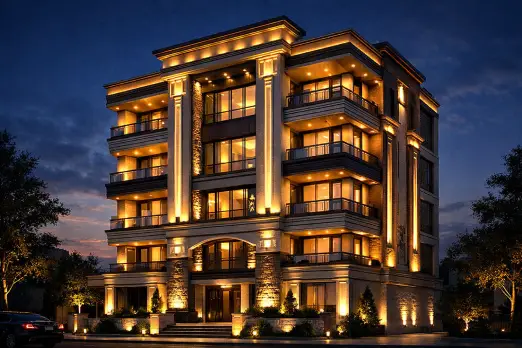 طراحی نورپردازی نما
